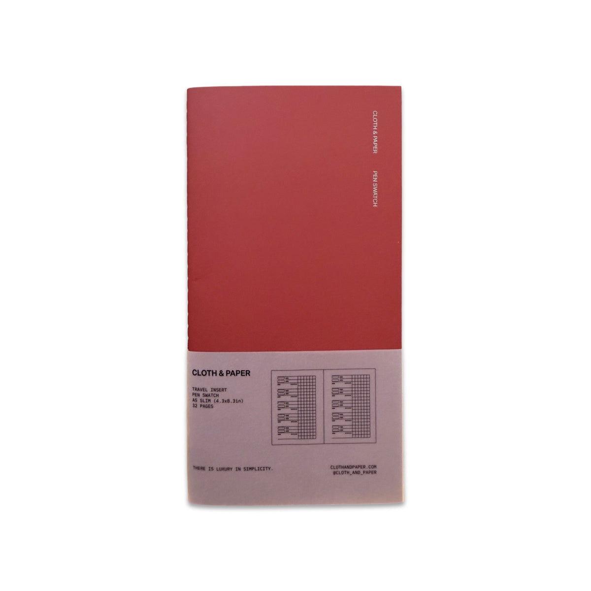 Pen Swatch |  A5 Slim Travel Insert