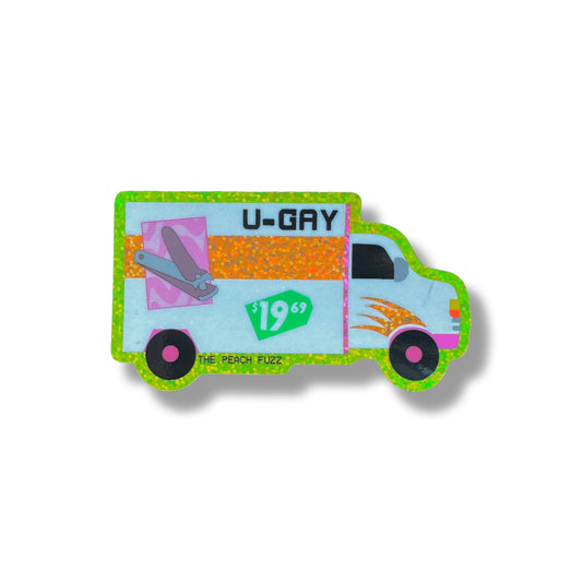 U-Gay Moving Truck - Sticker - The Peach Fuzz