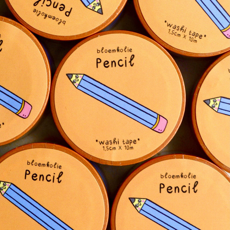 Pencil Washi Tape / Cute Quirky Kawaii Stationery