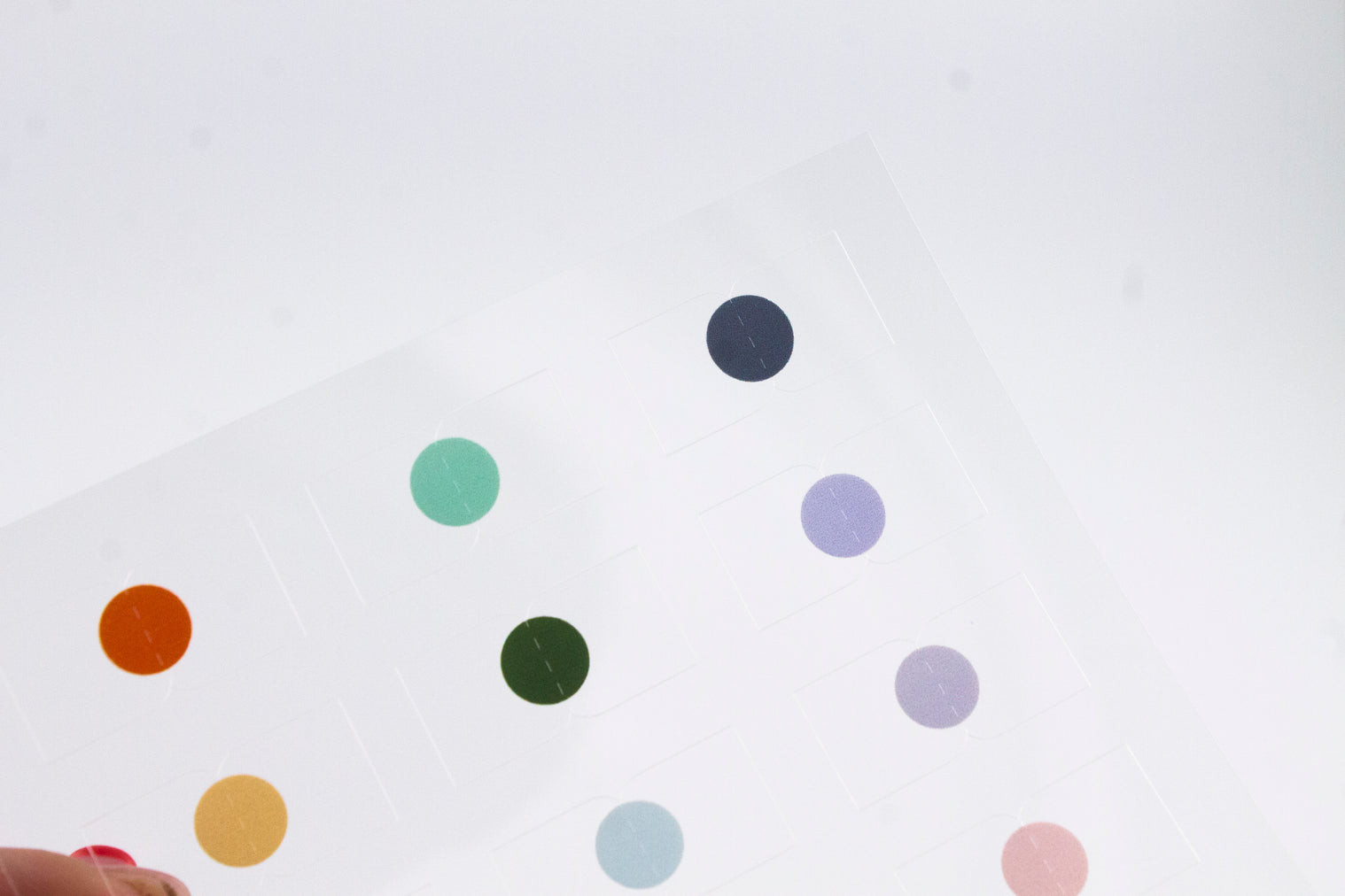 Planner Index Sticker Tabs - Dots 01