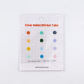 Planner Index Sticker Tabs - Dots 01