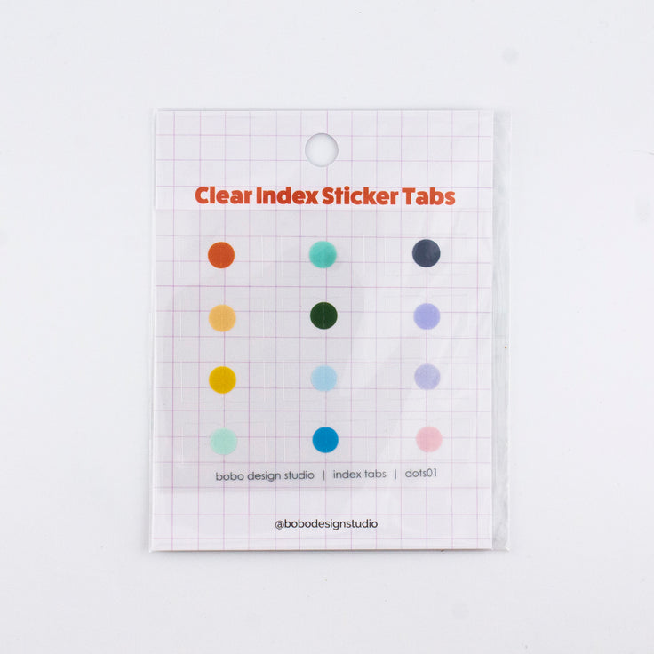 Planner Index Sticker Tabs - Dots 01