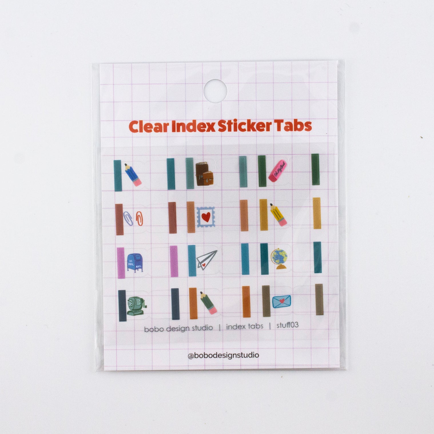 Planner Index Sticker Tabs - Stuff 03