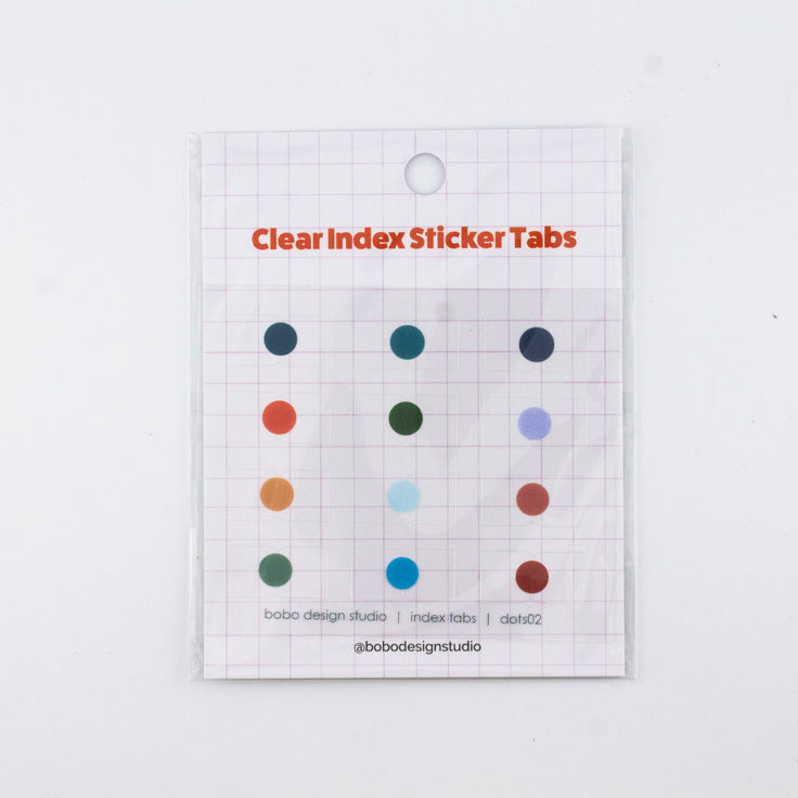 Planner Index Sticker Tabs - Dots 02