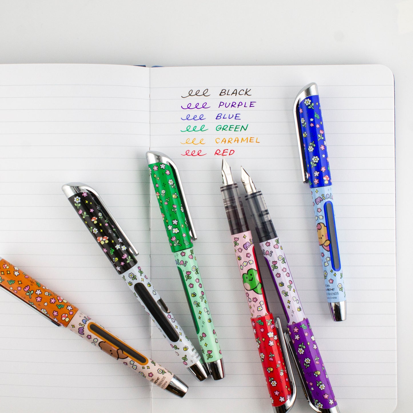 Line Friends Minini Blade Fountain Pen Set