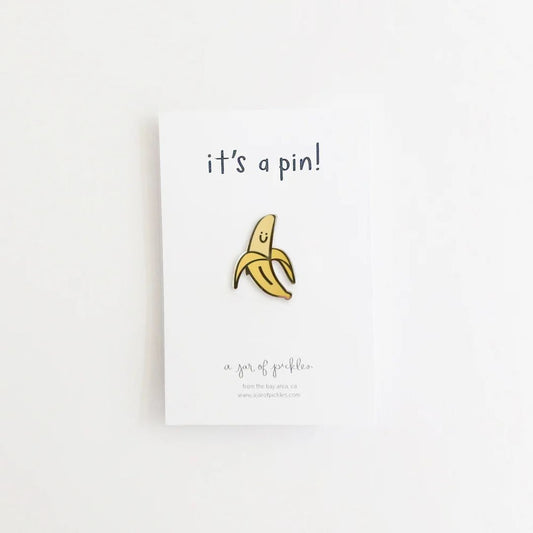 Banana Fruit - Enamel Pin - A Jar of Pickles