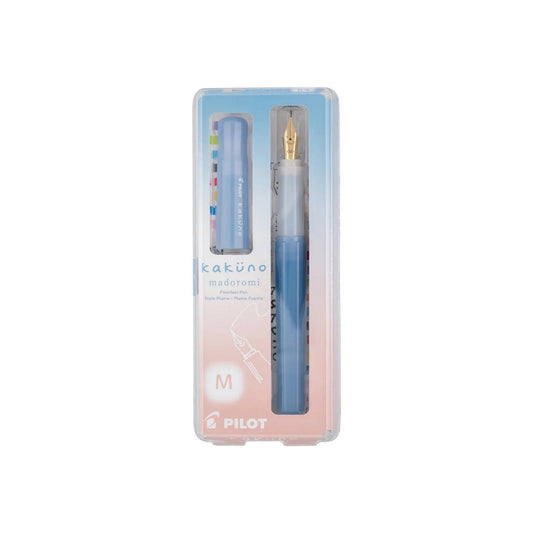 KAKUNO Madoromi Fountain Pen -Medium Nib - Drowsy Blue
