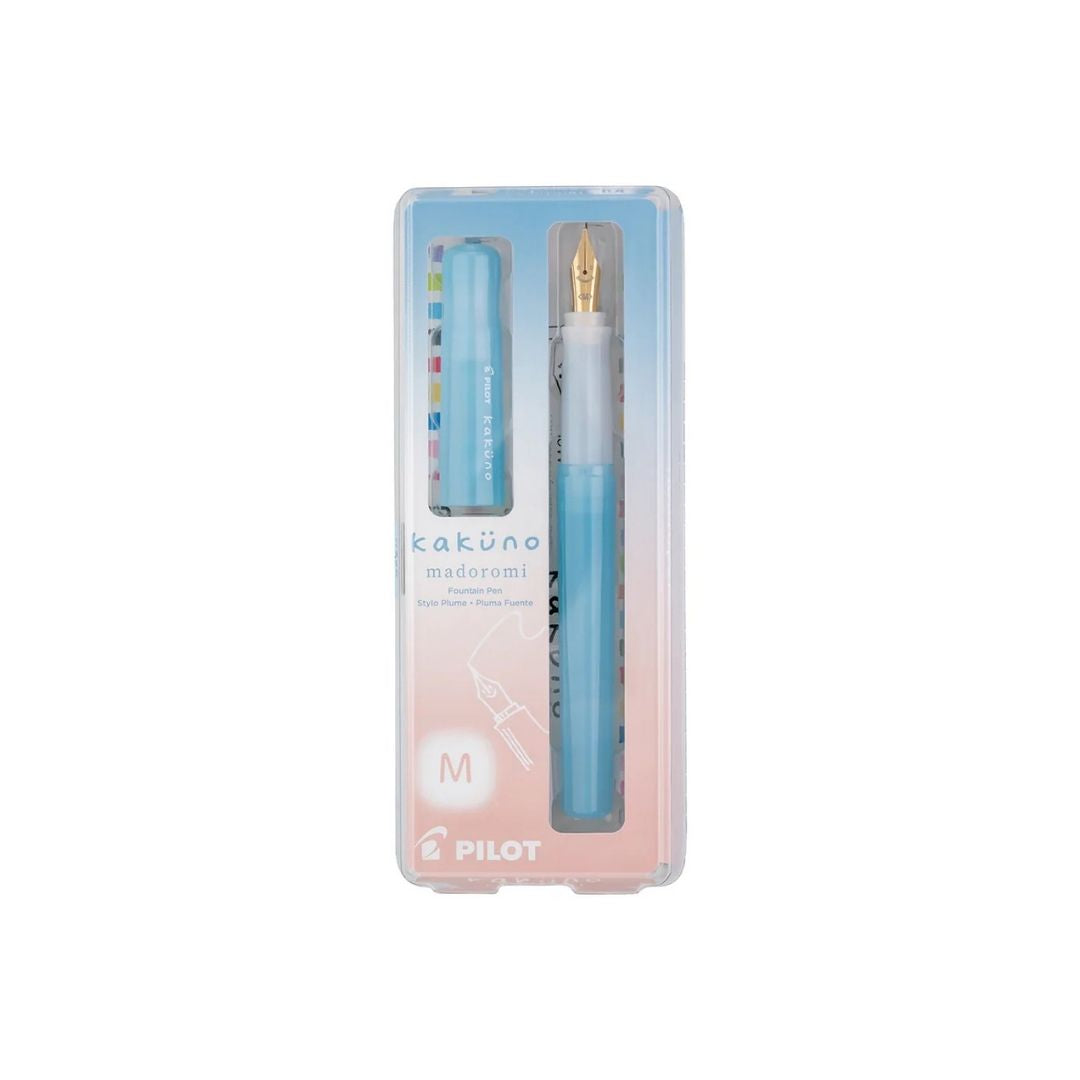 KAKUNO Madoromi Fountain Pen -Medium Nib - Drowsy Light Blue