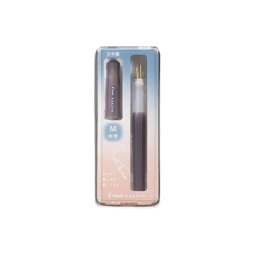 KAKUNO Madoromi Fountain Pen -Medium Nib - gray