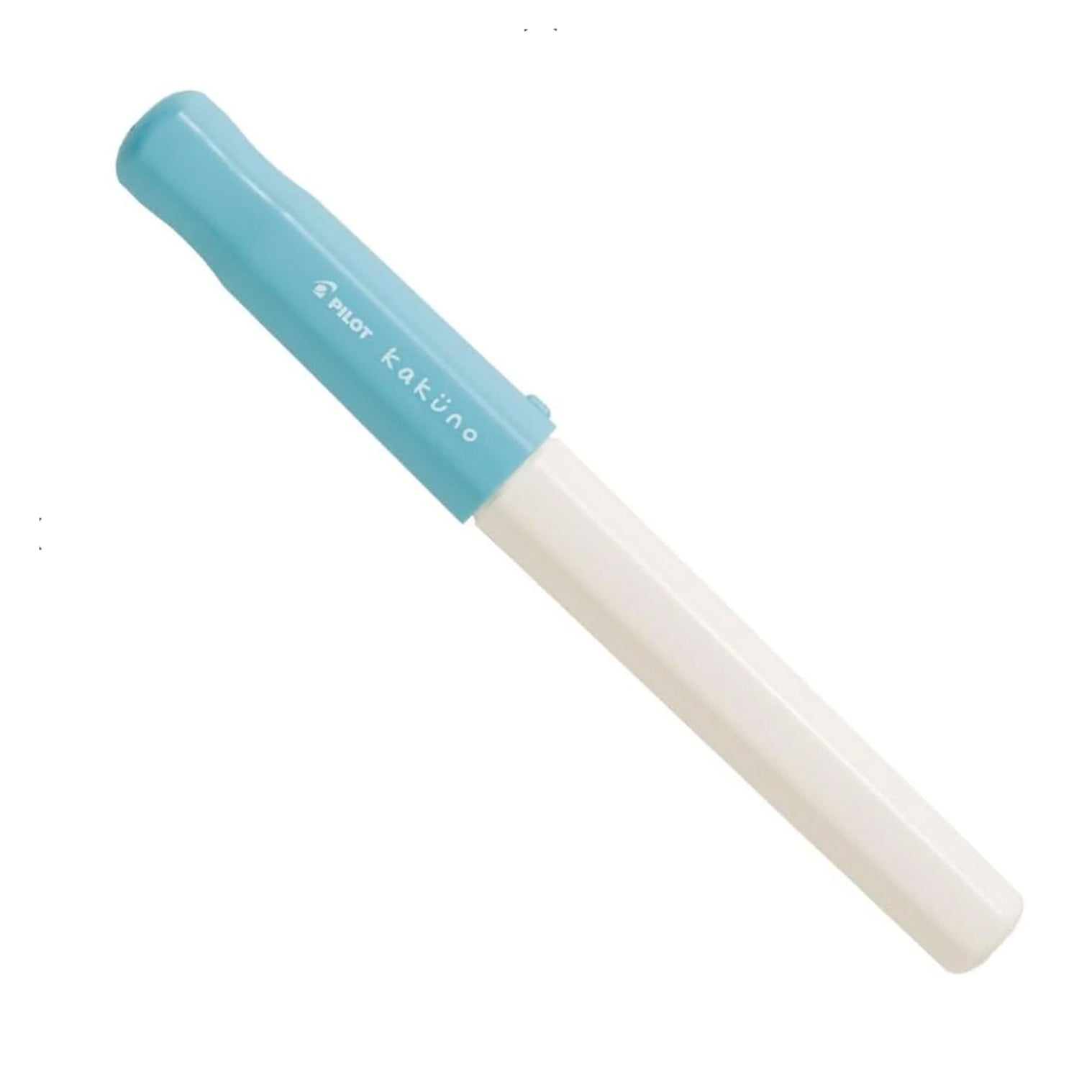 KAKUNO Fountain Pen Extra Fine Nib -White/Soft Blue