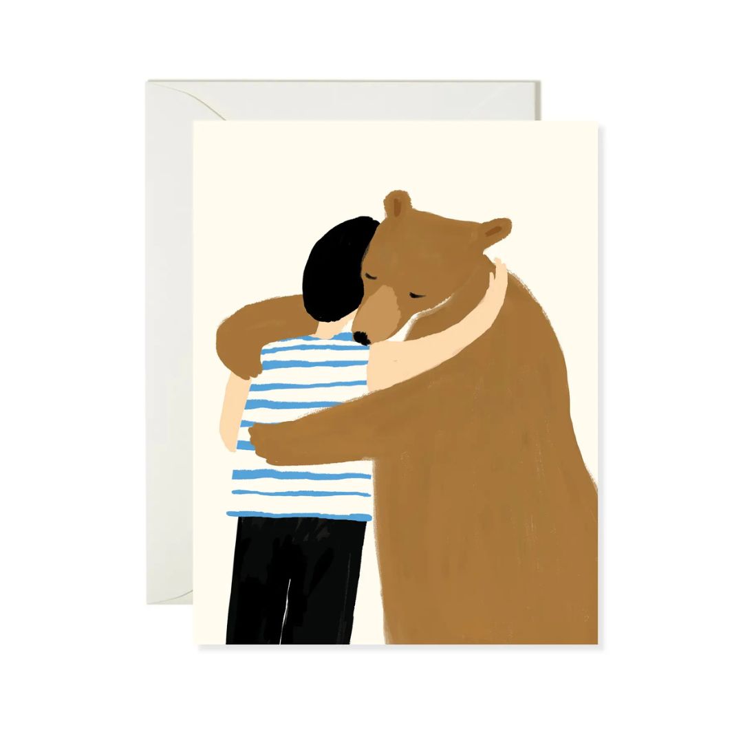 Bear Hug - Greeting Card - Karen Schipper