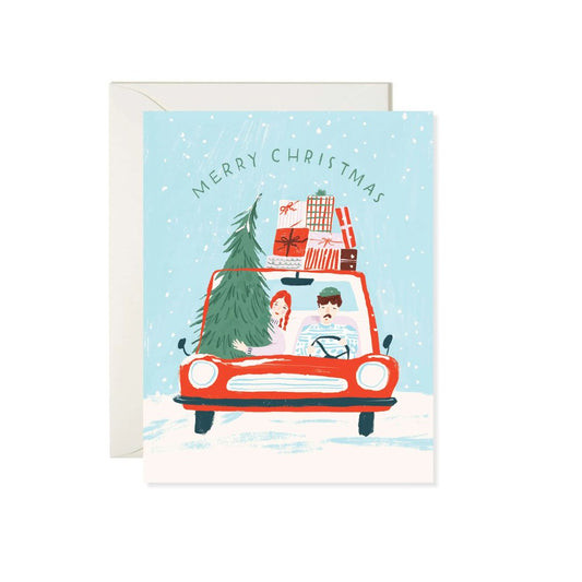 Holiday Roadtrip - Greeting Card - Karen Schipper