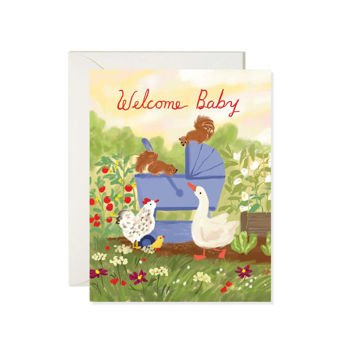 Farm Baby - Greeting Card - Karen Schipper