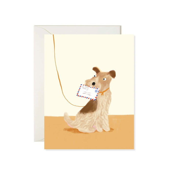 Mail Dog - Greeting Card - Karen Schipper