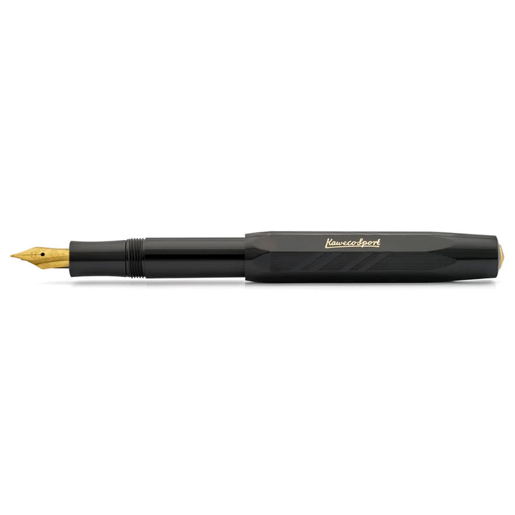 Kaweco Guilloch Sport - Black - F Nib