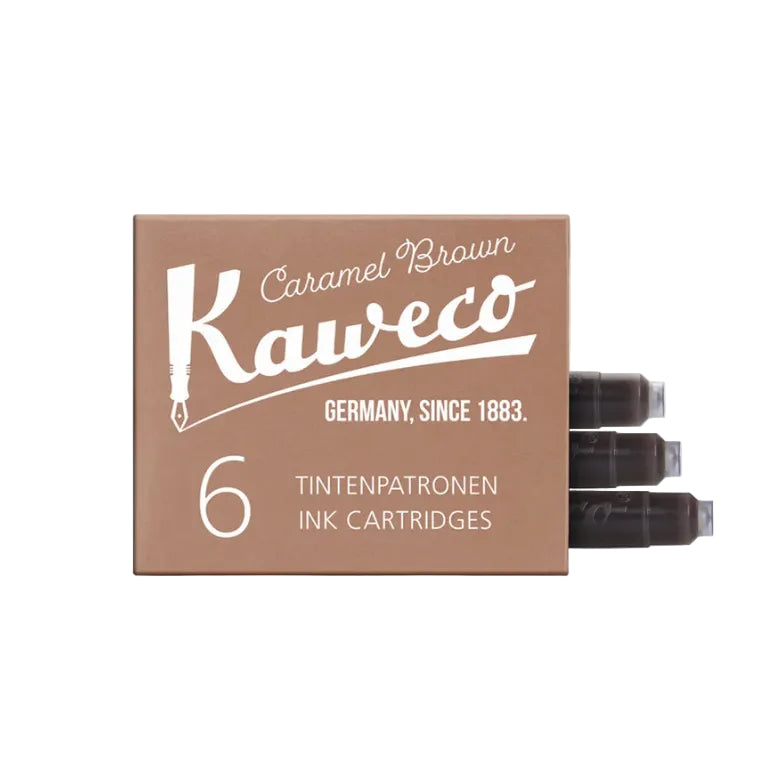 Kaweco Ink Catridges -Caramel Brown/Sepia