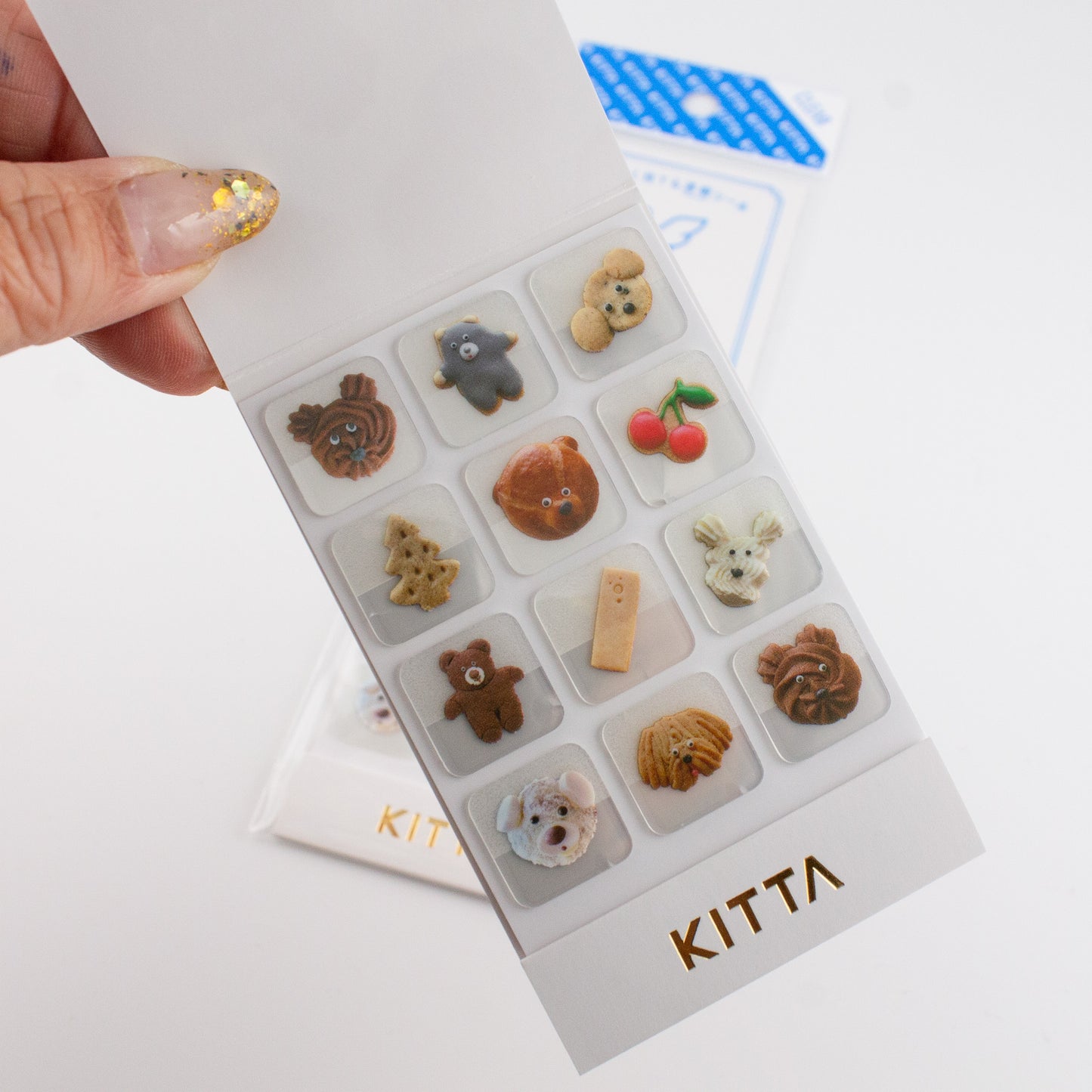 Kitta Clear Icon Stickers- Animal Cookies