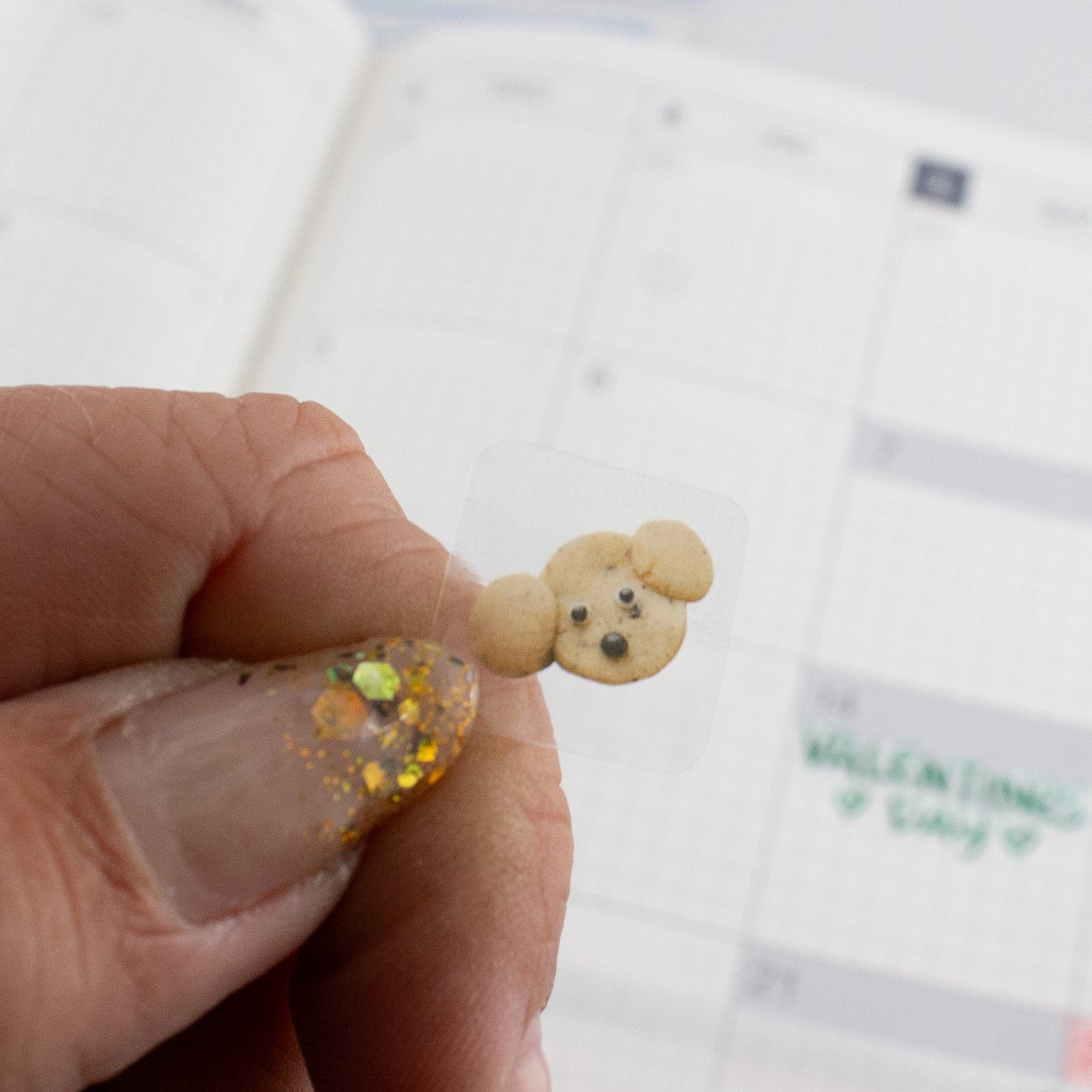 Kitta Clear Icon Stickers- Animal Cookies