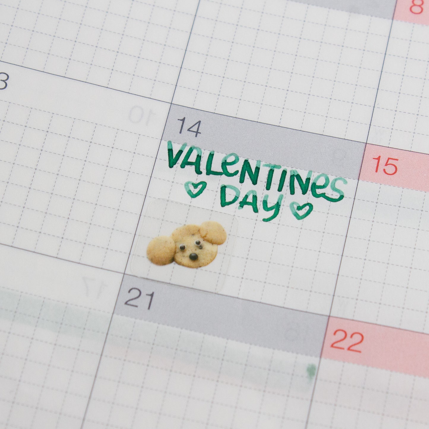 Kitta Clear Icon Stickers- Animal Cookies