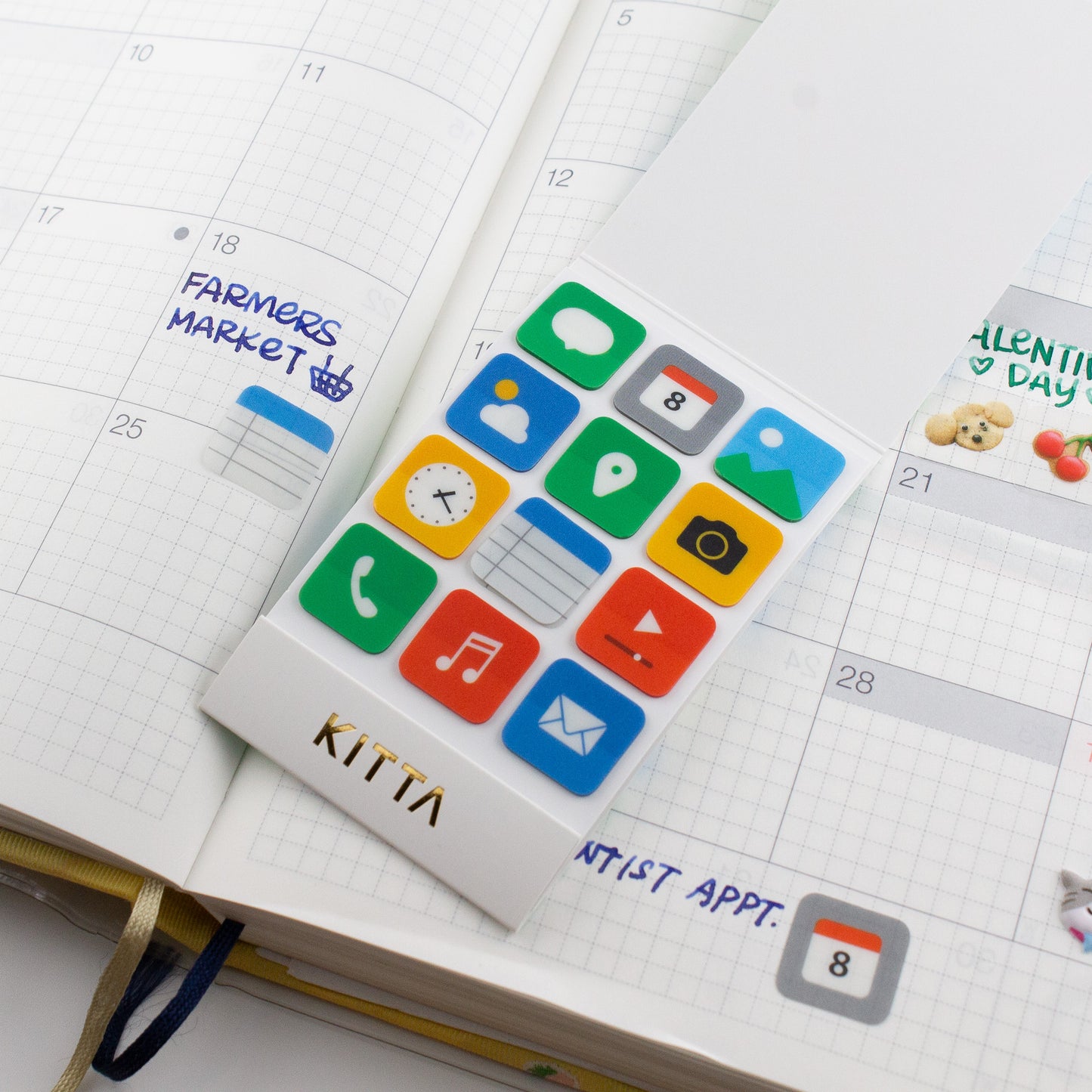 Kitta Clear Icon Stickers- Smart Phone Icons