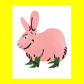 Bunny in Boots - Art Print - 8x10 - Kristina Micotti