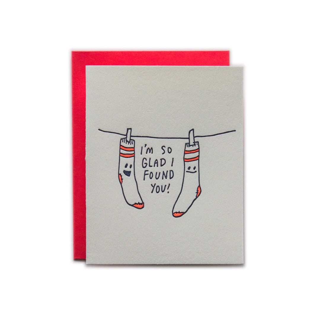Sock Love - Card - Ladyfingers Letterpress