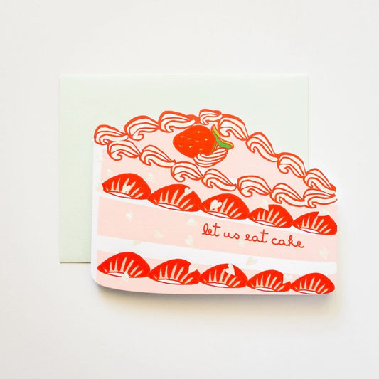 Let Us Eat Cake - Card - ilootpaperie