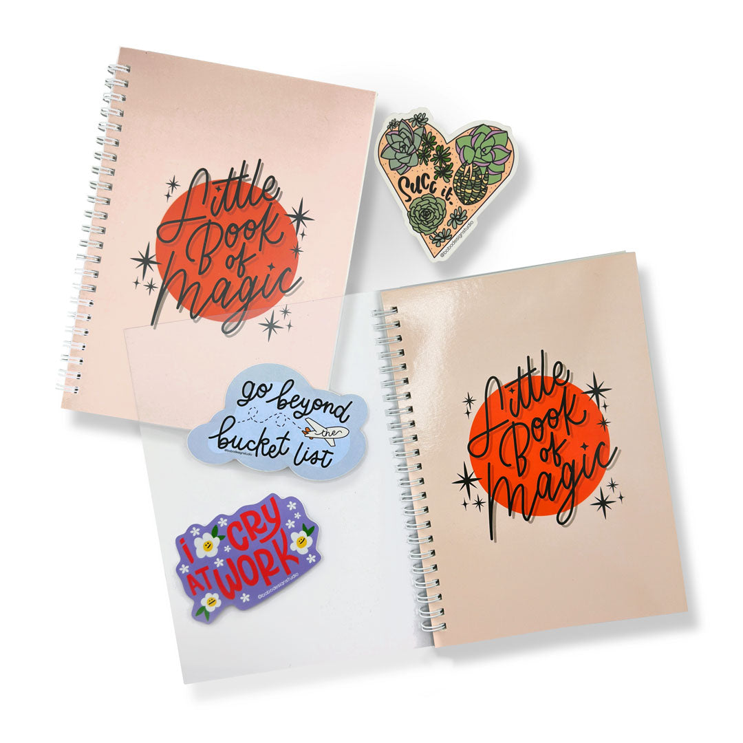 Little Book of Magic Reusable Sticker Book