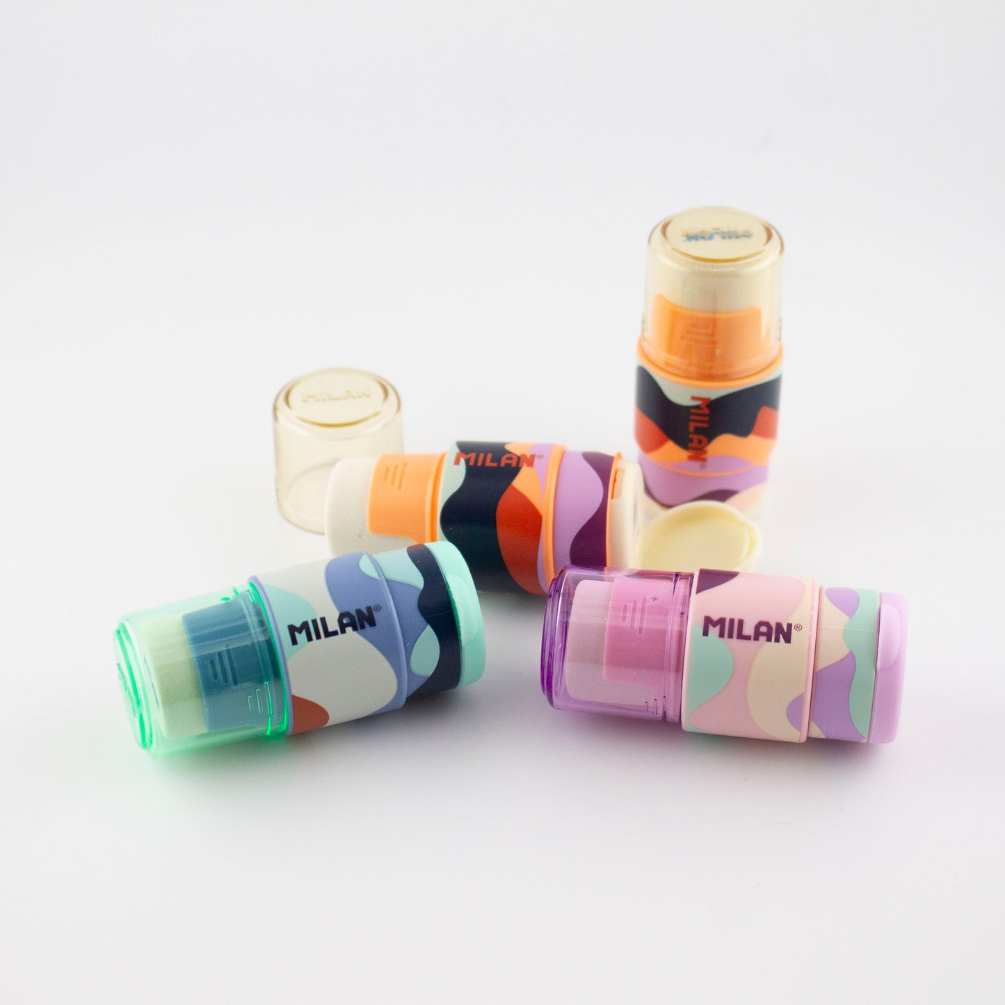 Milan Eraser and Pencil Sharpener Duo