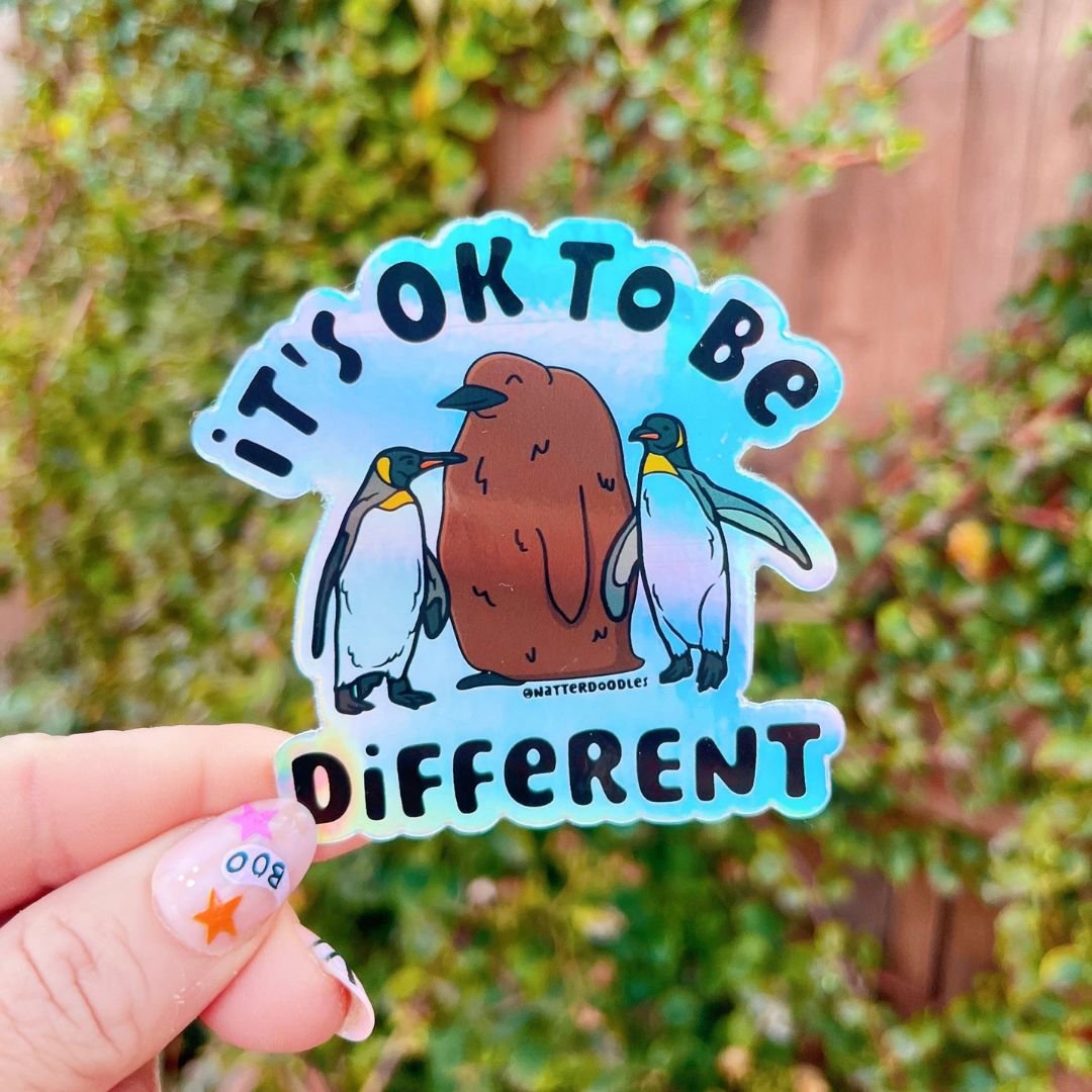 It's okay to be different - Vinyl Sticker