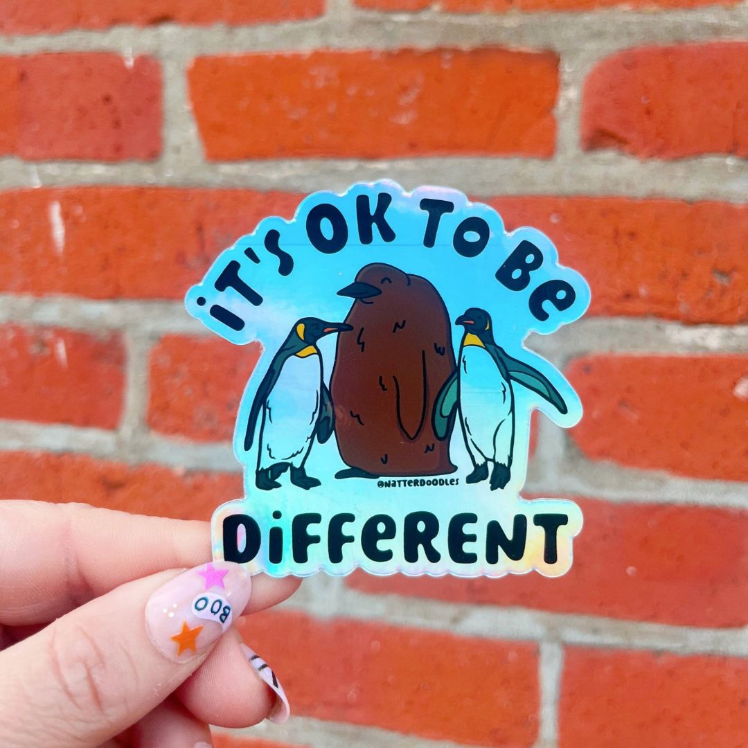 It's okay to be different - Vinyl Sticker