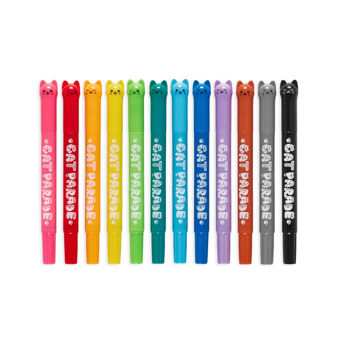 Cat Parade Watercolor Gel Crayons - Set of 12