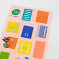 Palm Springs Doors Vinyl Sticker Sheet