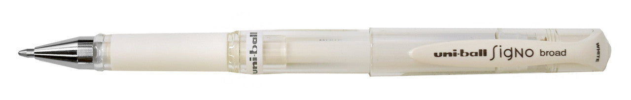 Uni-Ball Signo Impact Rollerball Gel Pen - White, Bold Tip
