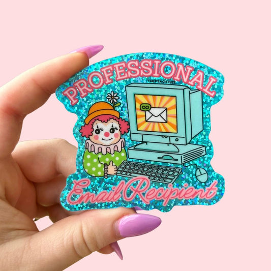 Professional Email Recipient - Sticker - The Peach Fuzz