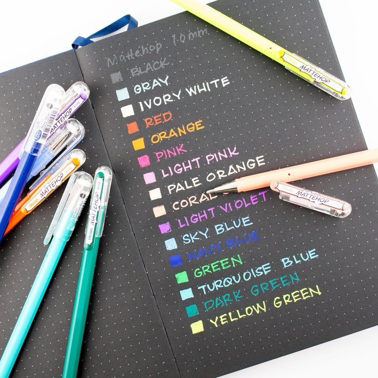 bobo Black Page Dot Grid Journal -B5 Linen-Wrapped Hardcover