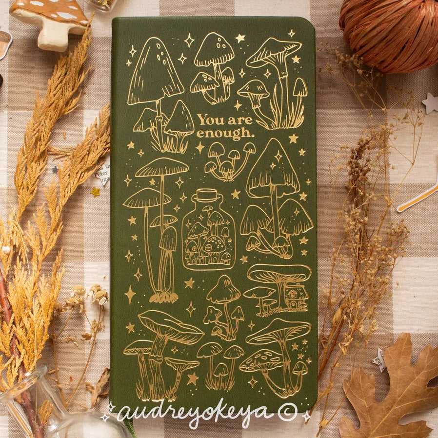 You are Enough Autumnal Journal -TN-Olive Green