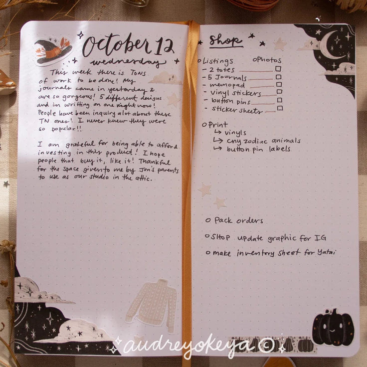 You are Enough Autumnal Journal -TN- Ginko Yellow