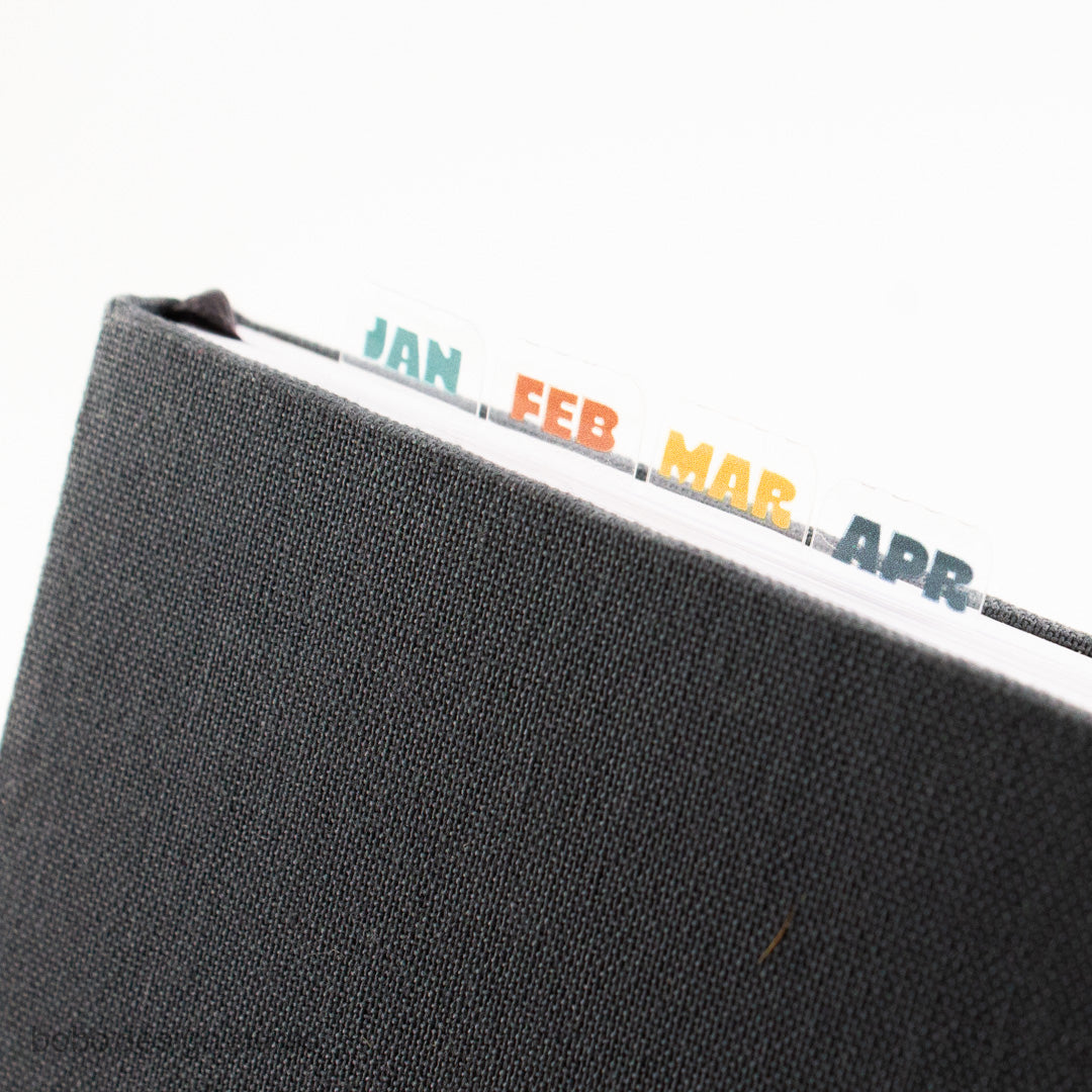 Planner Index Sticker Tabs - Months 02