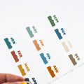 Planner Index Sticker Tabs - Months 02