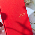 Hobonichi Techo 2027 Weeks Colors: Poppy Red