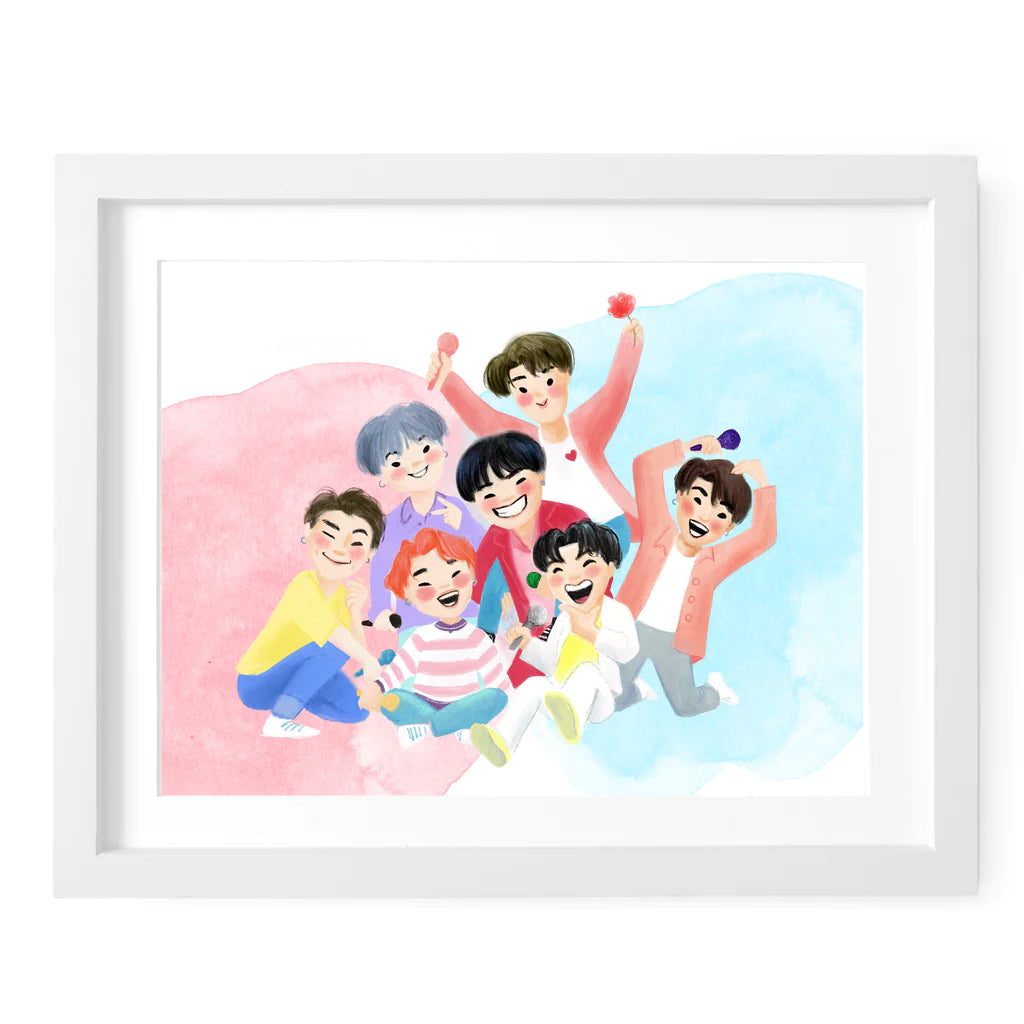 BTS Boy with Love Print