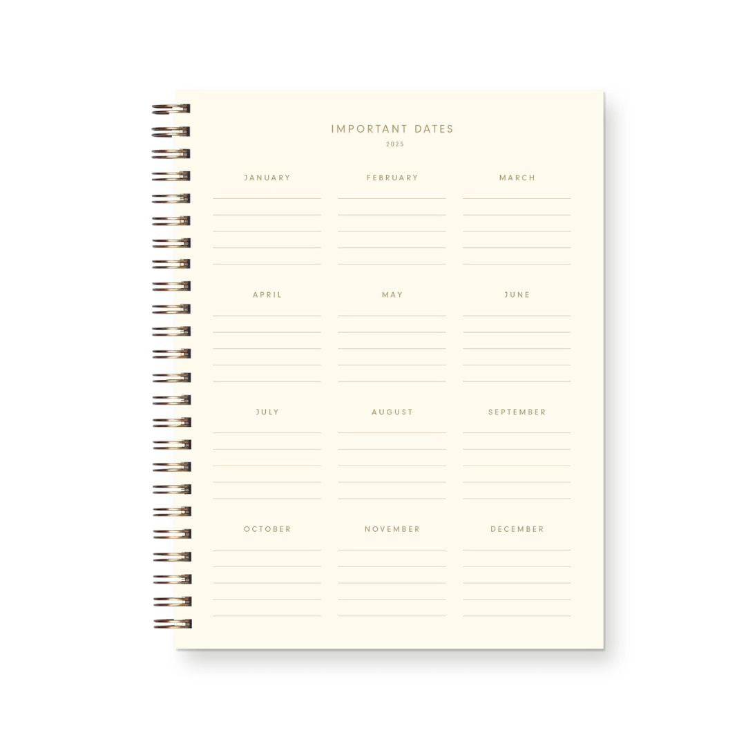 2025 Bold Dated Weekly Planner - Ruff House Print Shop