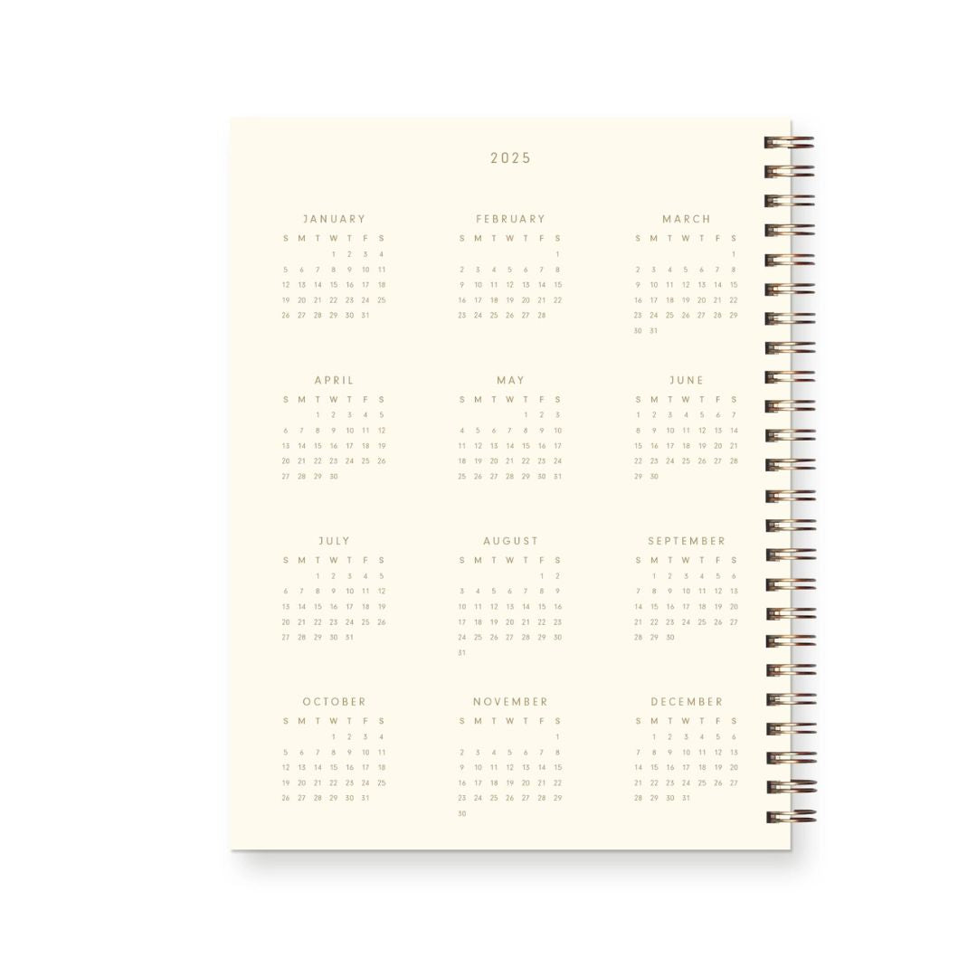 2025 Bold Dated Weekly Planner - Ruff House Print Shop