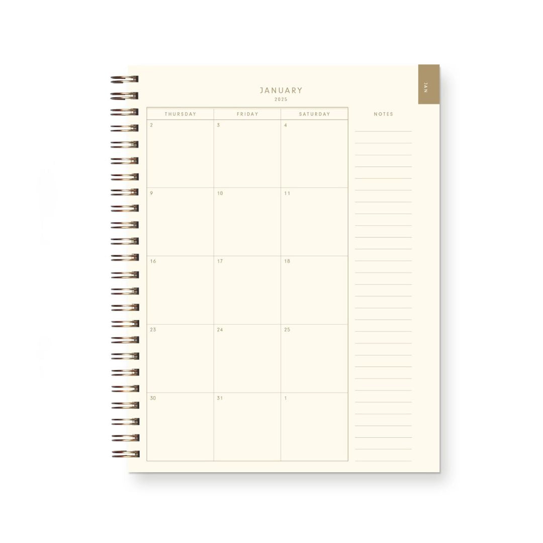 2025 Bold Dated Weekly Planner - Ruff House Print Shop