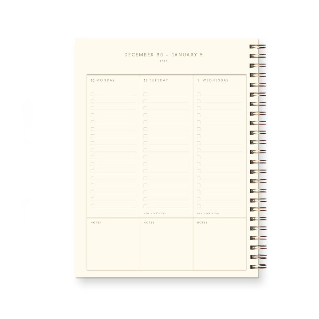 2025 Bold Dated Weekly Planner - Ruff House Print Shop