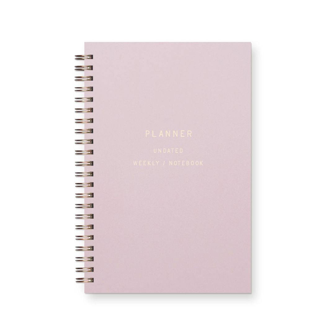 Standard Type Undated Weekly Planner Journal - Ruff House Print Shop