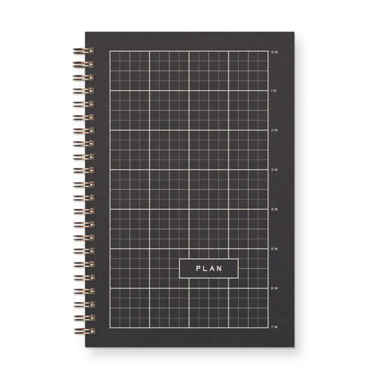 Ruler Grid Undated Weekly Planner Journal
