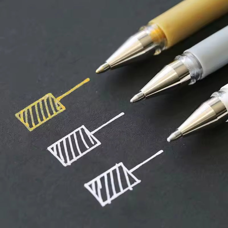Uni-Ball Signo Impact Rollerball Gel Pen -Gold, Bold Tip