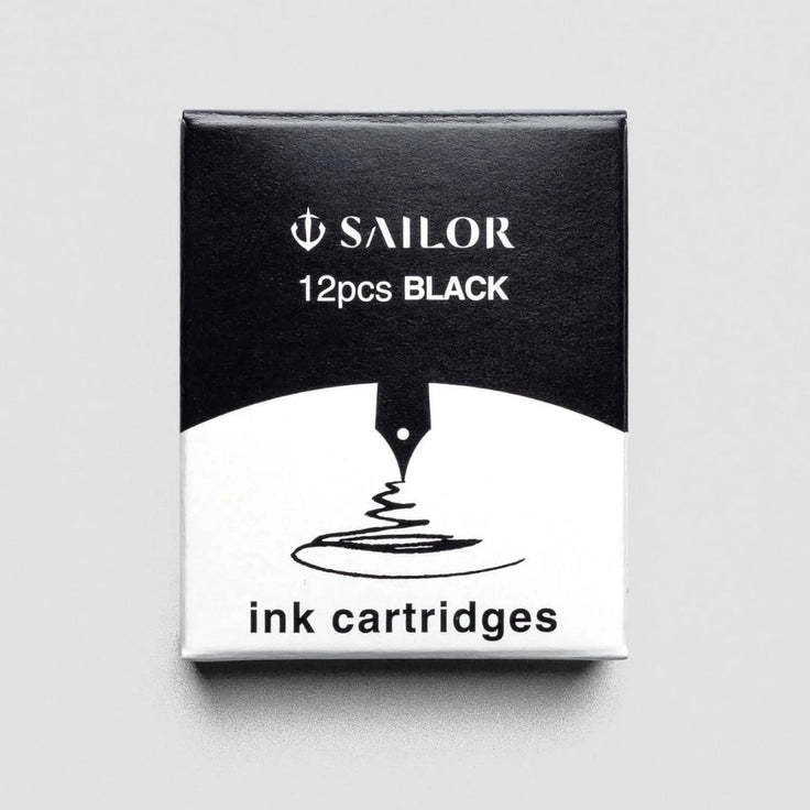 Sailor Fountain Pen Ink Cartridge - 12 pk